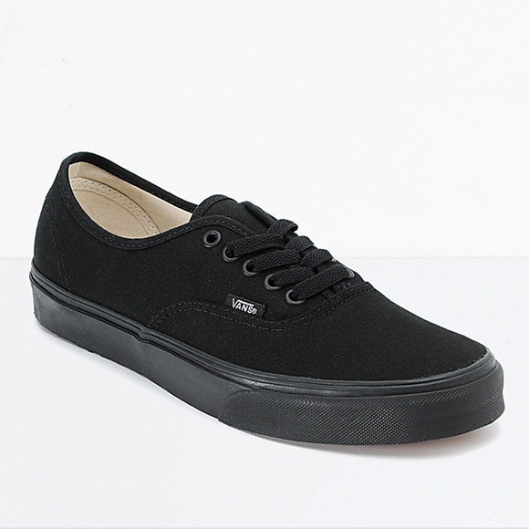 black ankle vans